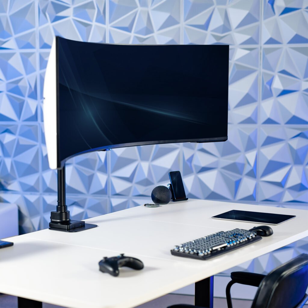 VIVO STAND-V157C heavy-duty single monitor arm