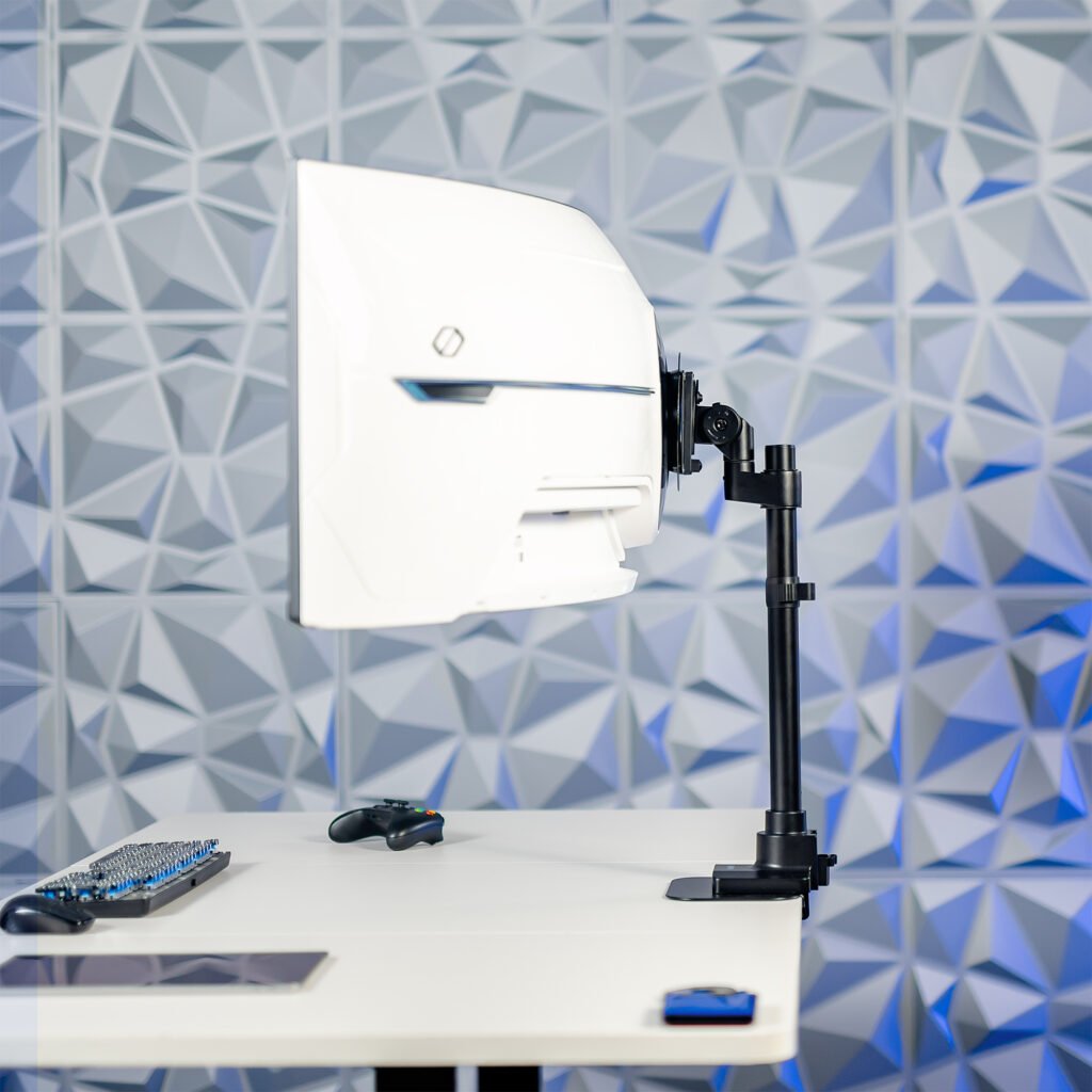 VIVO STAND-V157C supporting a large ultrawide monitor